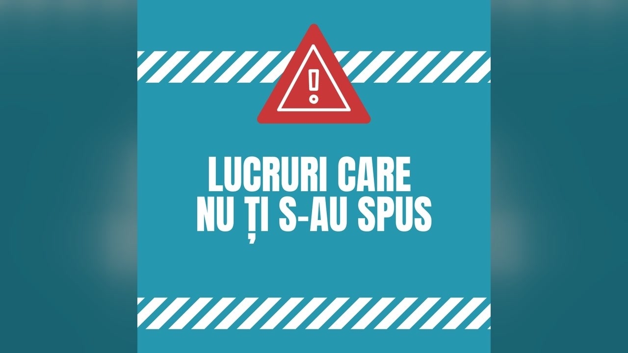 Imagine din predica „Lucruri care nu ți s-au spus”