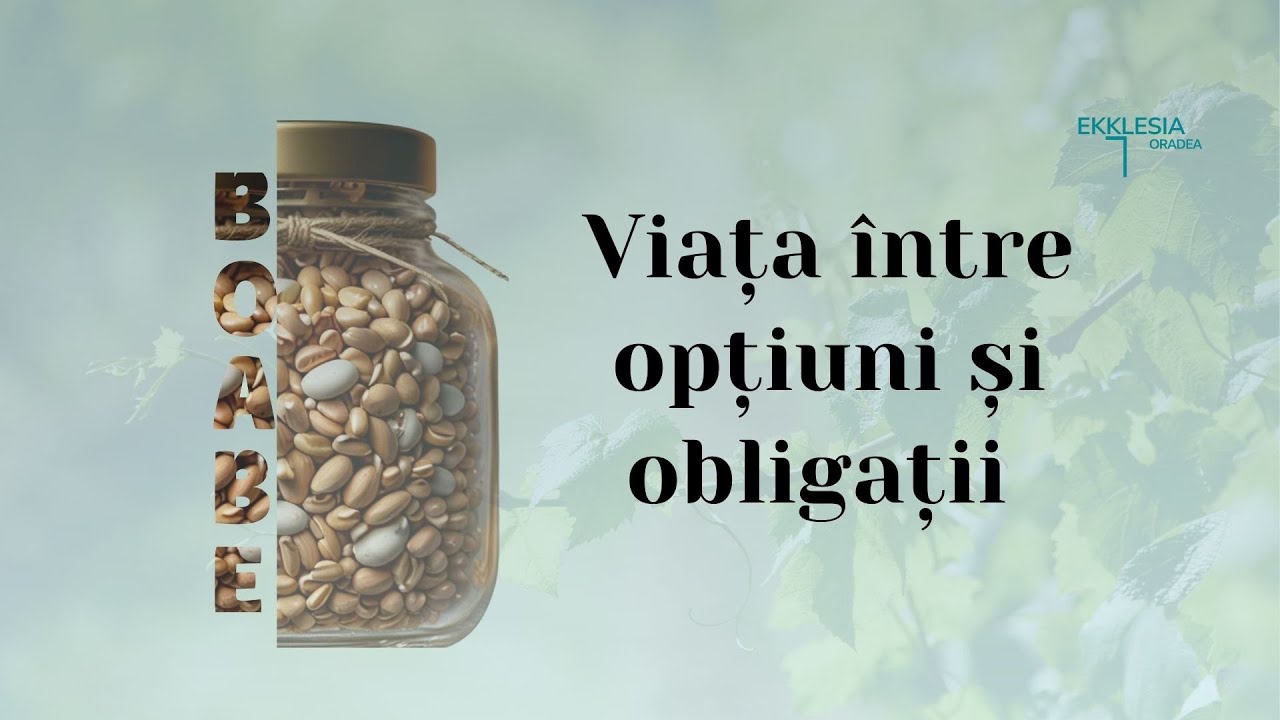 Imagine din predica „Viața între opțiuni și obligații”