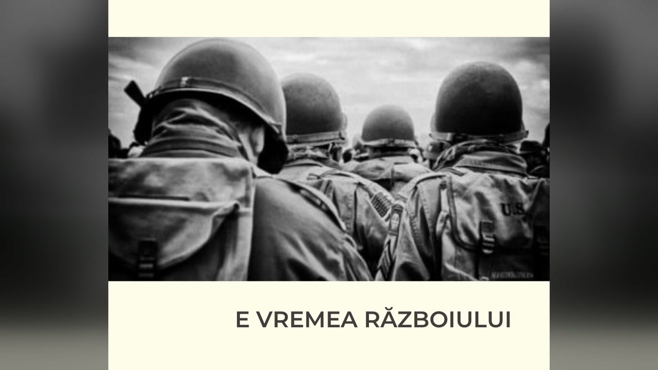 Imagine din predica „E vremea războiului”