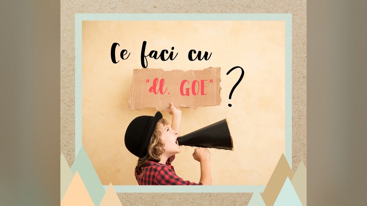 Imagine din predica „Ce faci cu „dl. GOE”?”
