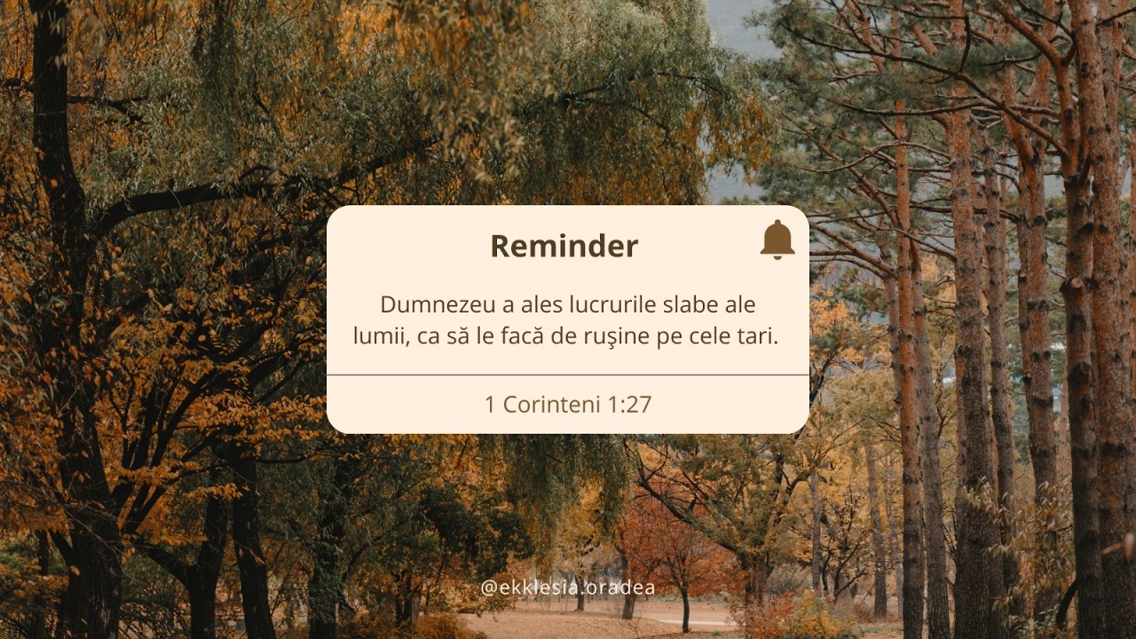 Imagine din predica „Program seara”