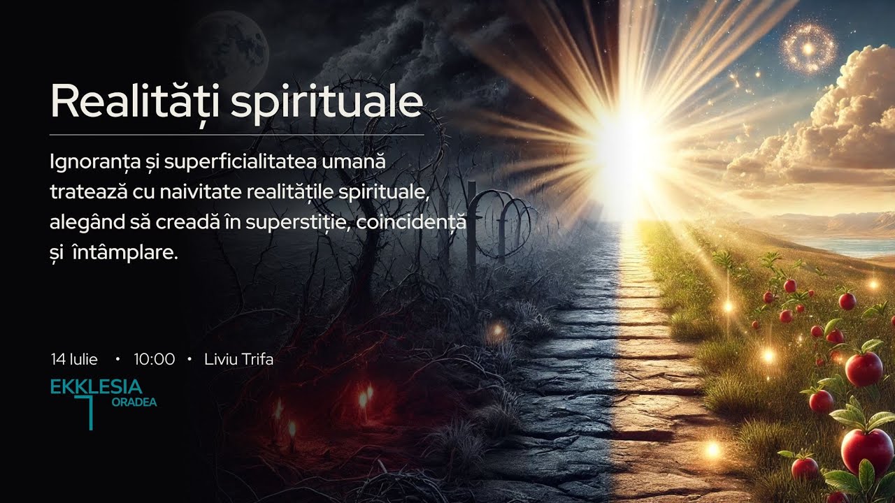 Imagine din predica „Realități spirituale Partea 1”