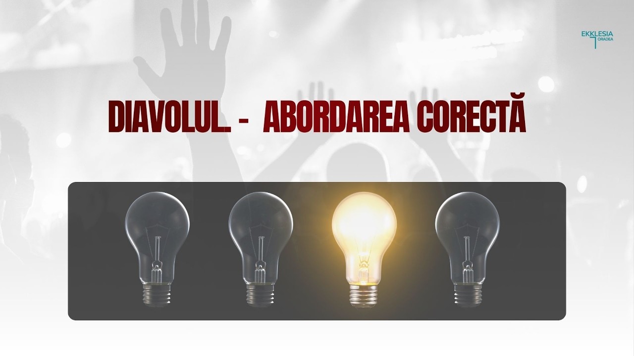 Imagine din predica „Diavolul — Abordarea corectă”