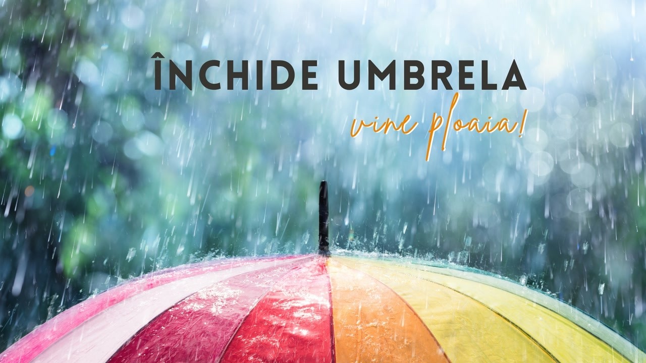 Imagine din predica „Închide umbrela, vine ploaia”