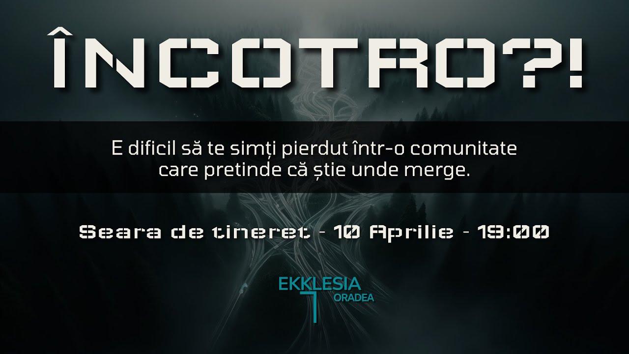 Imagine din predica „Seara tineret”