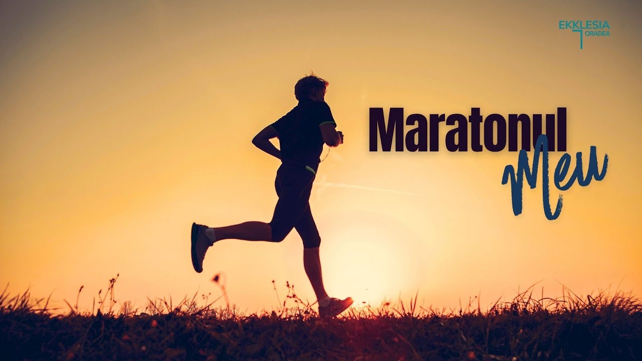 Imagine din predica „Maratonul meu”