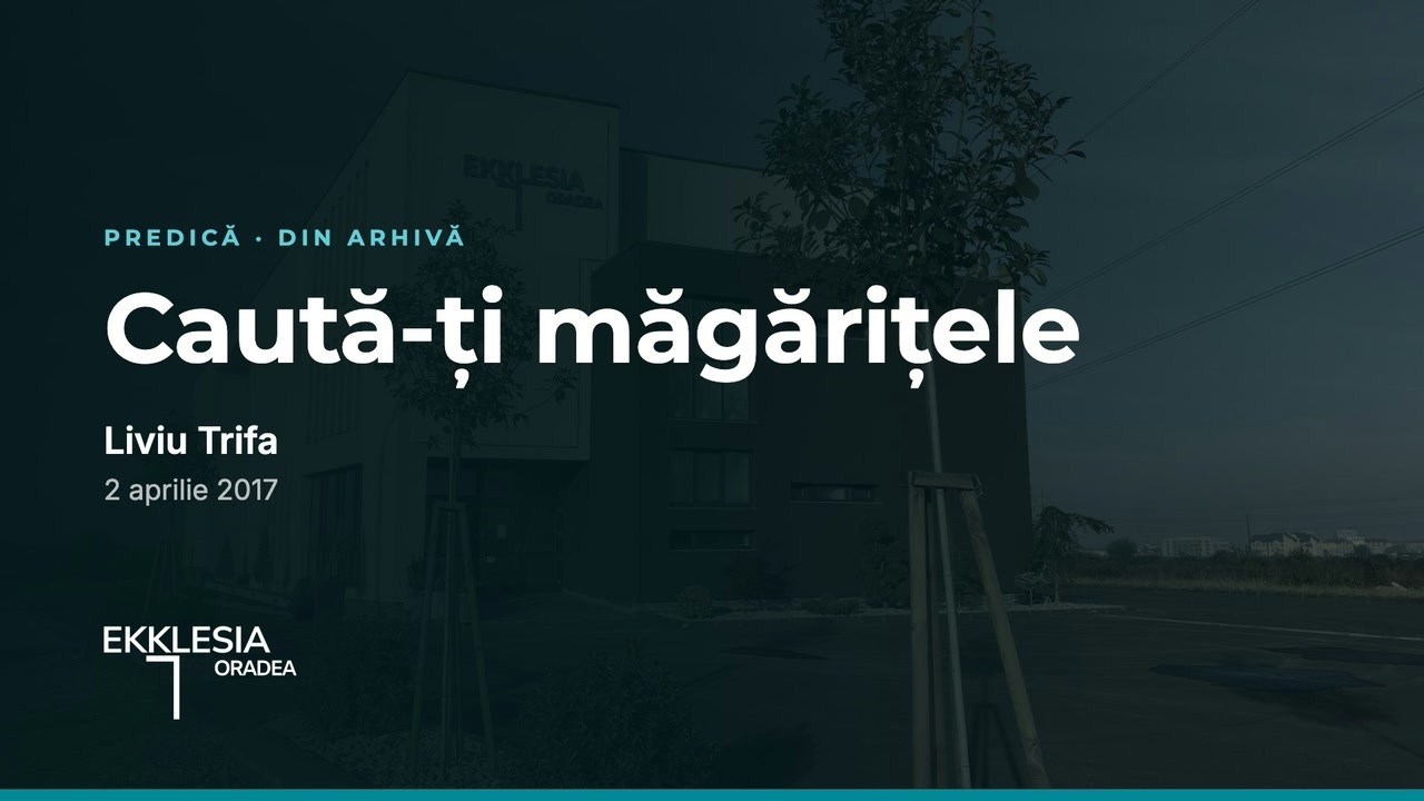 Imagine din predica „Caută-ți măgărițele”