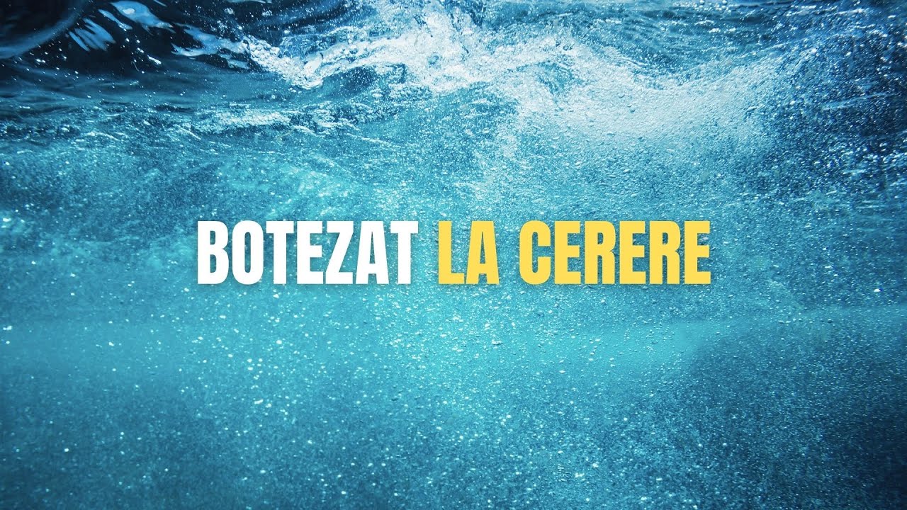 Imagine din predica „Botezat la cerere”