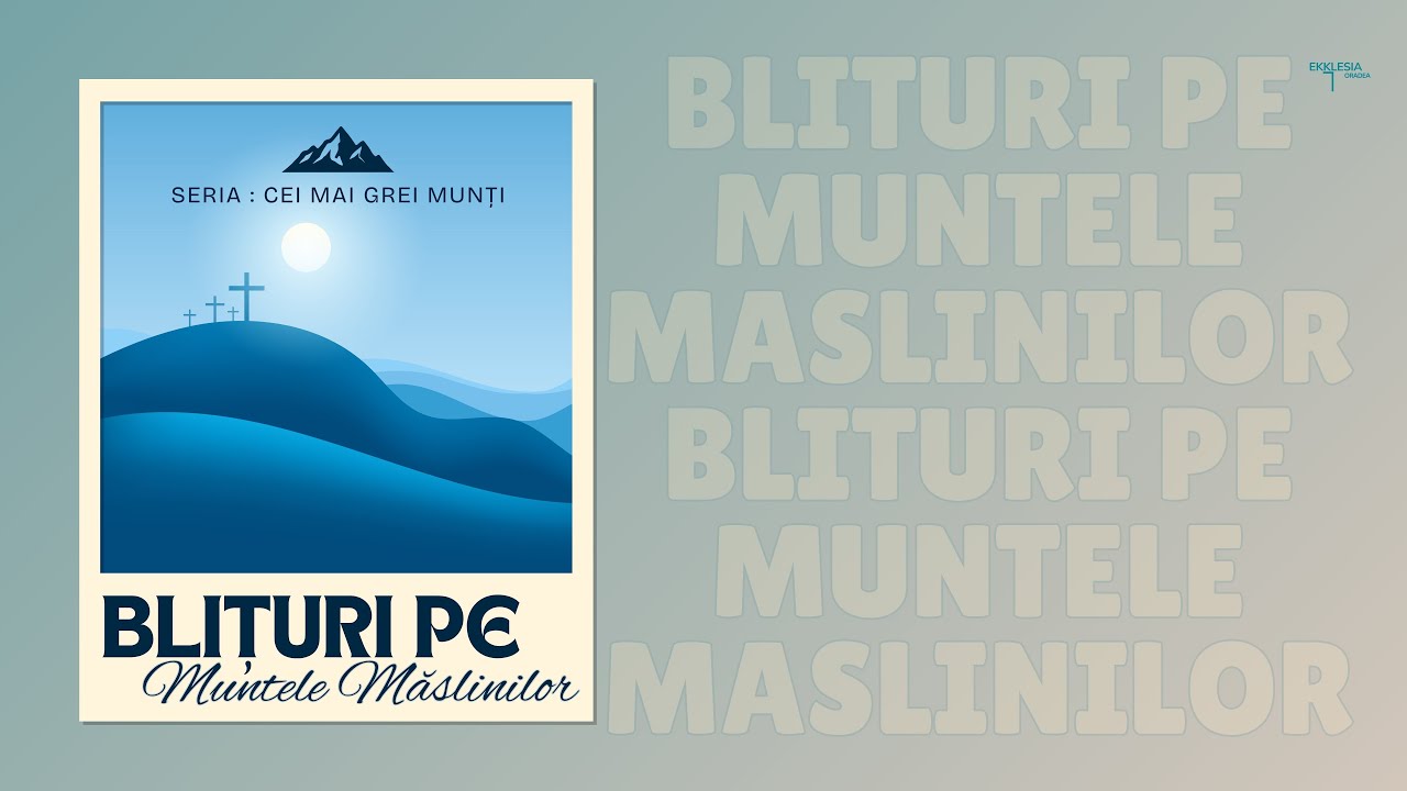 Imagine din predica „Blițuri pe Muntele Măslinilor”