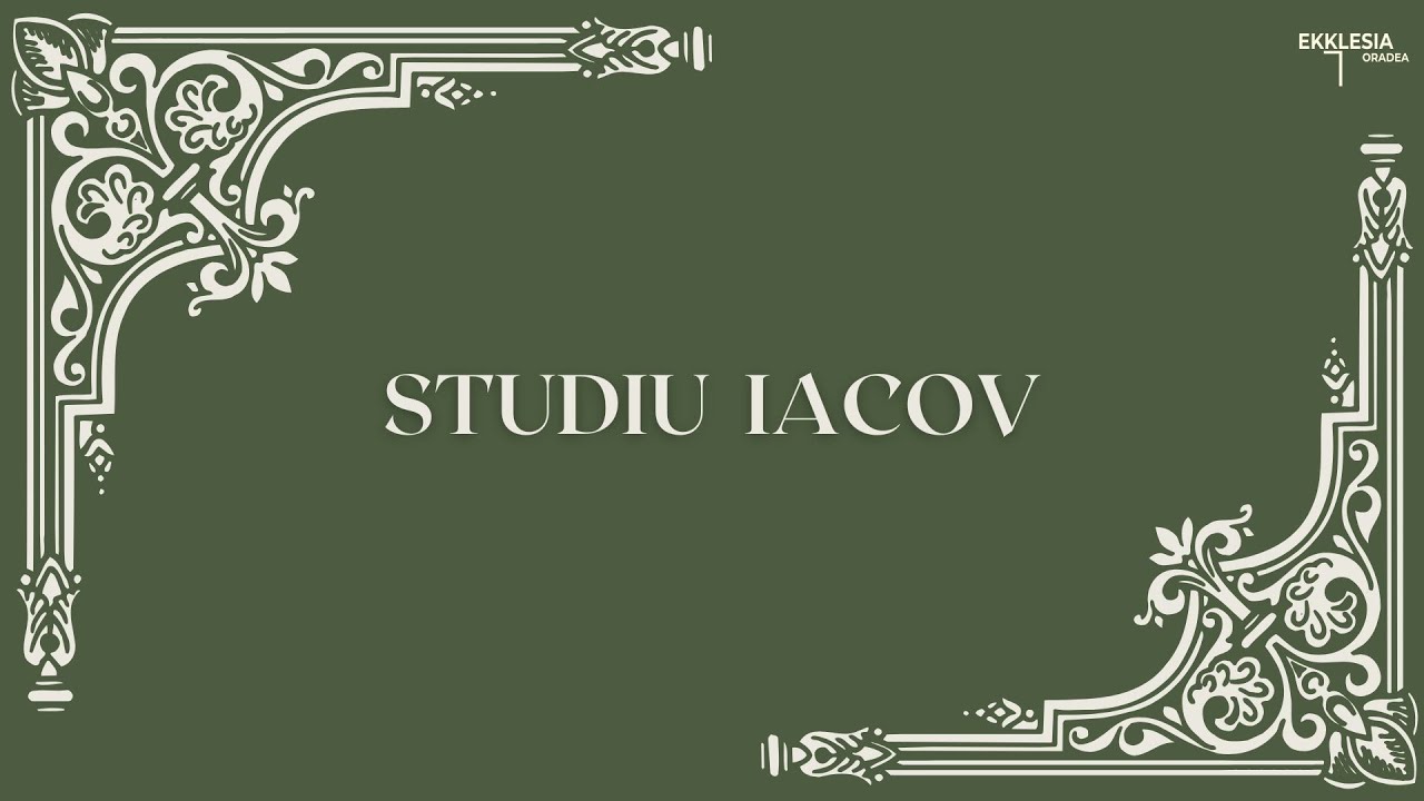 Imagine din predica „Studiu Iacov”