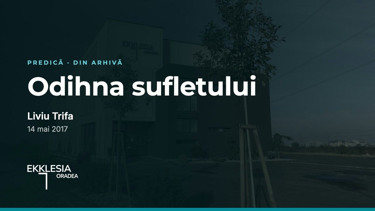 Imagine din predica „Odihna sufletului”