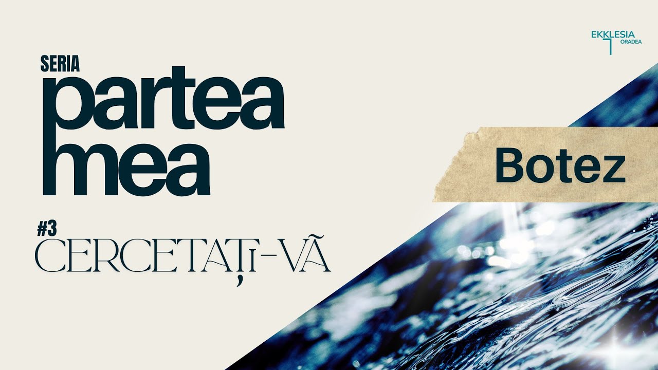Imagine din predica „Cercetați-vă”