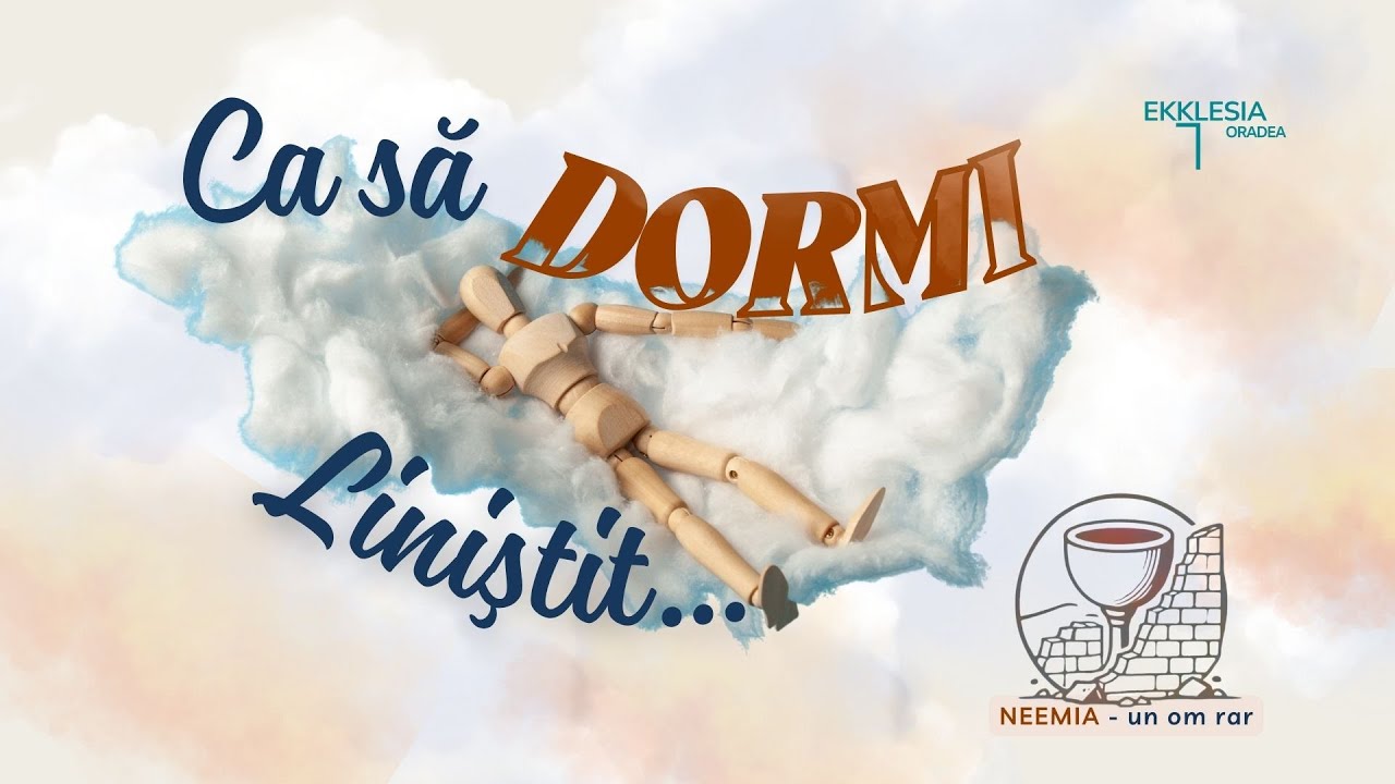 Imagine din predica „Ca sa dormi linistit”