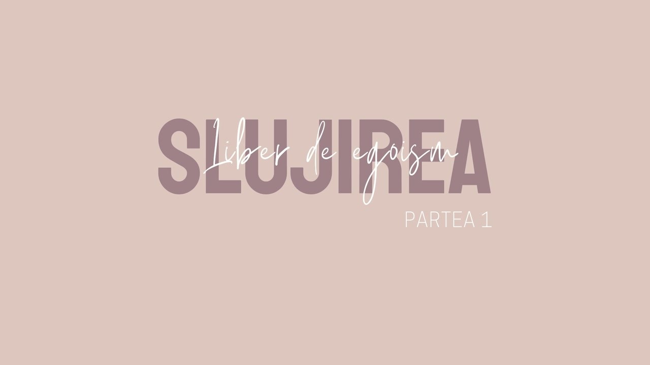 Imagine din predica „Slujirea-Liber de egoism-Partea1”